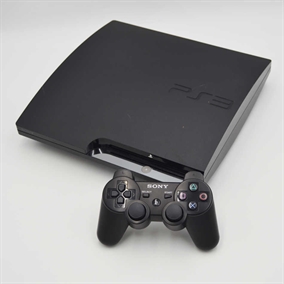Playstation 3 - Slim - 120 GB - Konsol - SNR 03-27455022-565380-CECH-2104A (B Grade) (Genbrug)